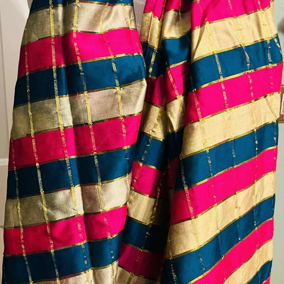 NWT Striped Handcrafted Scarf by Sana – 91x186 cm - Picture 7 of 14